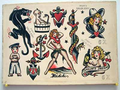 Vintage Sailor Jerry Flash