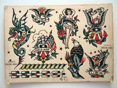 vintage sailor jerry flash