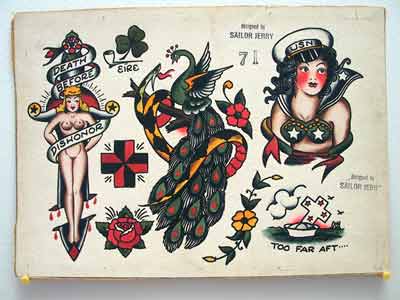 vintage sailor jerry flash