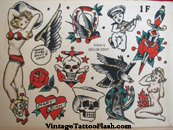 Original Sailor Jerry Flash Sheet 1F