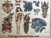 Sailor Jerry Tattoo Flash Sheet 6T Copy