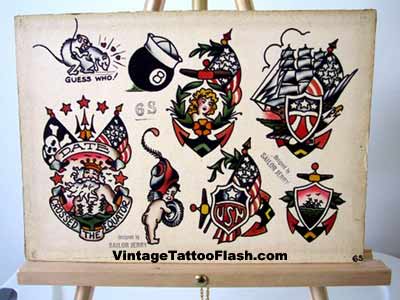 sailor jerry tattoo flash Sheet 6s