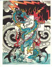 Sailor Jerry Tattoo Flash Rock of Ages